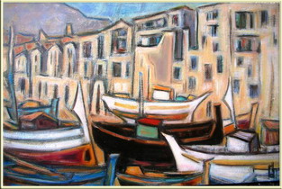 bateaux de peche dans le chenal
